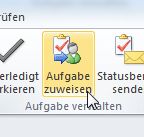 Kollegen Aufgaben zuweisen in Outlook