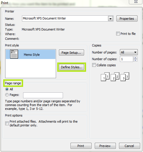 How to Print an Email from Outlook